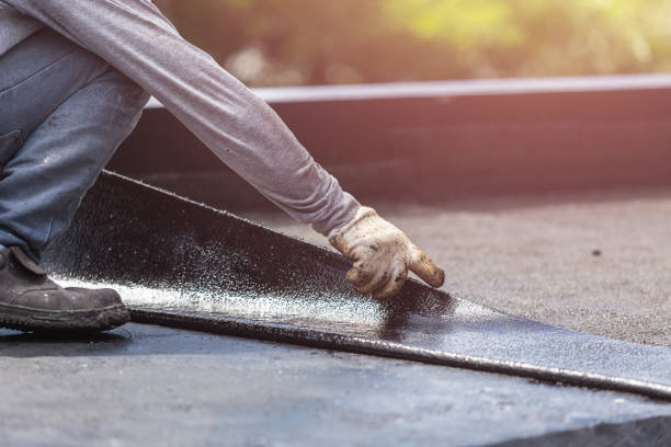 Professional Waterproofing technician working in Keshena, WI